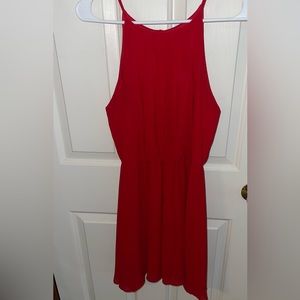 Like new red mini dress